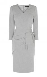 FOLDED PENCIL DRESS at Karen Millen